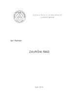 Utjecaj parametara radnog okoliša na sigurnost i zaštitu zdravlja na radu 